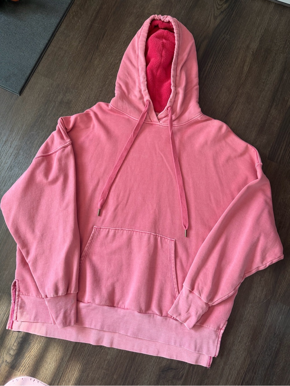 American Eagle Outfitters Oversized Pink Hoodie